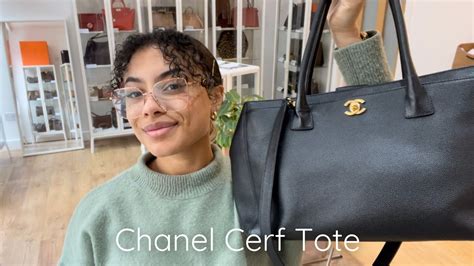 chanel cerf executive tote|Chanel cerf tote review.